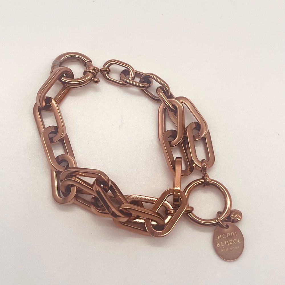 Henri Bendel Rose Gold Chain Bracelet - Picture 3 of 5